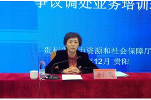 【图片新闻】贵州省人社厅开展立案窗口工作培训 推进“互联网＋调解仲裁”信息系统应用
