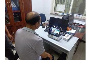 【图片新闻】陕西省延安市黄陵县自助认证“人证一体机”开启退休人员生存认证新模式