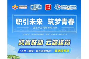 【图片新闻】跨省联动 云端送岗  —— “就业在线”开展“人社（就业）局长进直播间”  苏浙皖专场